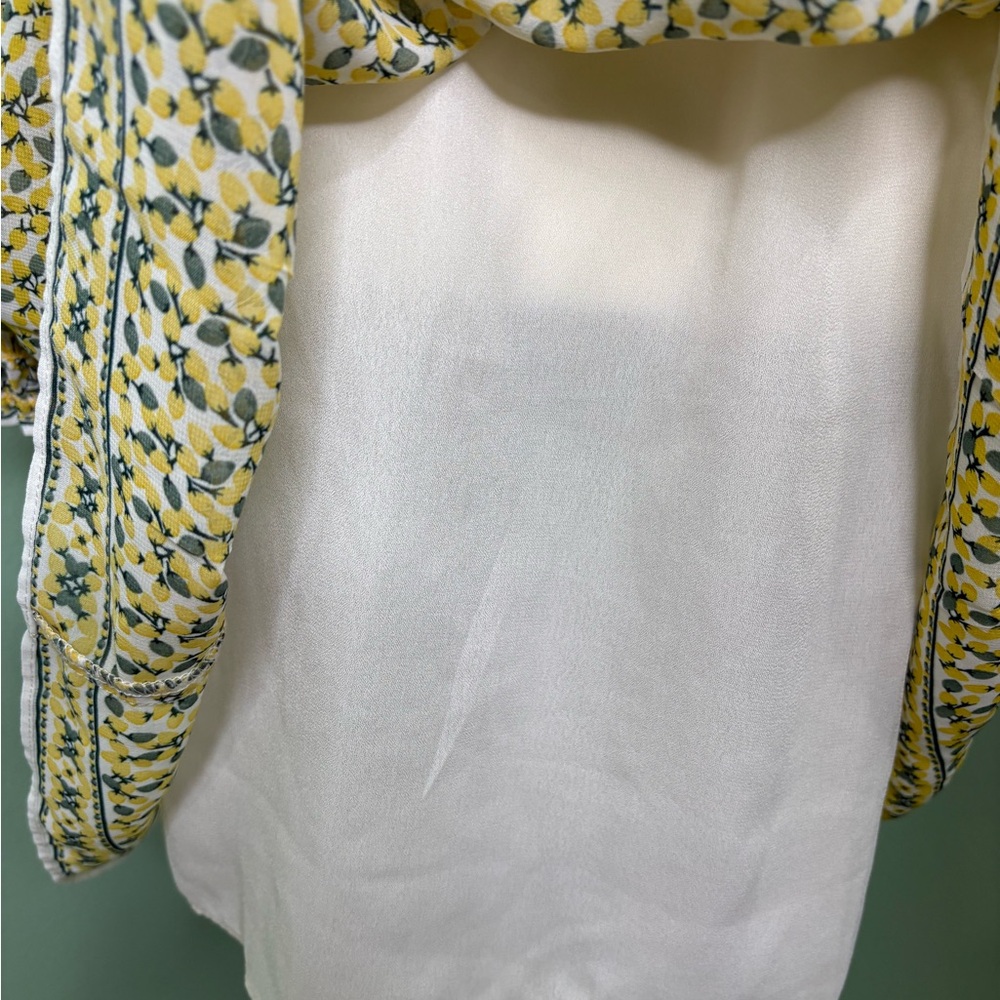 Max Studio Yellow Floral Long Sleeve Dress - Picture 8 of 10
